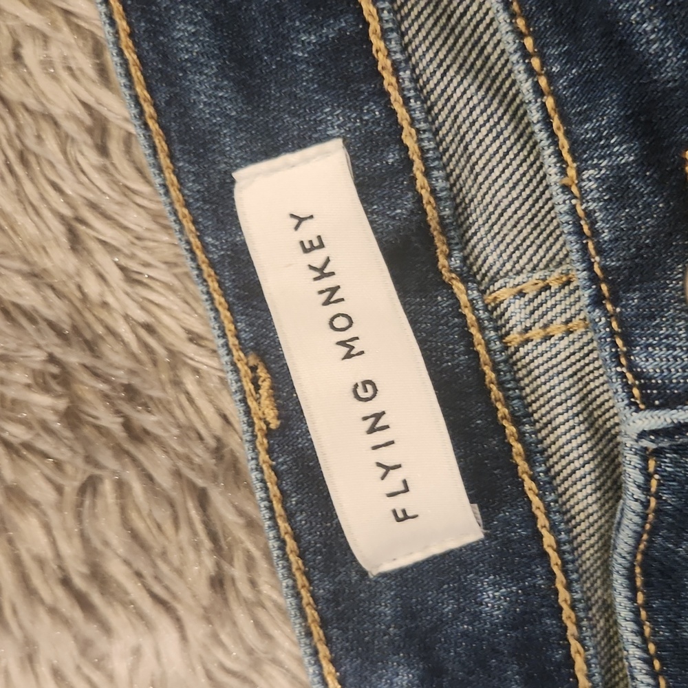 Flying Monkey Disclosure High Rise Light Blue Skinny Jeans Size 32, New W/O Tag! - Picture 6 of 13